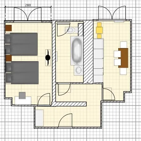 Apartment Cosy With Kitchen&netflix In Neustadt